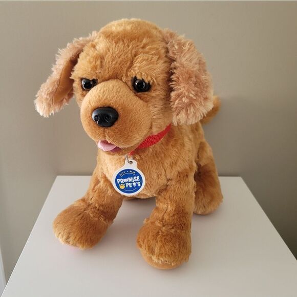 BUILD-A-BEAR Dog Stuffed Toy With Jacket & Collar Stuffed Animal #429 - Picture 9 of 13